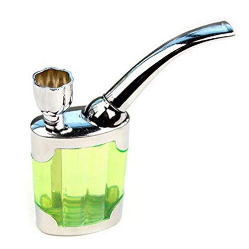 Dual Purpose Cigarette Holder Water Tobacco Pipe Liquid Filter (Green)